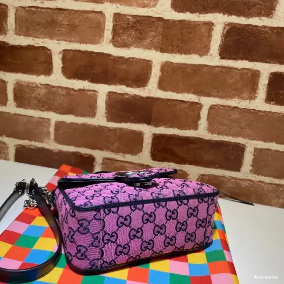 Hyper Peter Bag Top GG Mini Marmont GUCCI Handle 0524